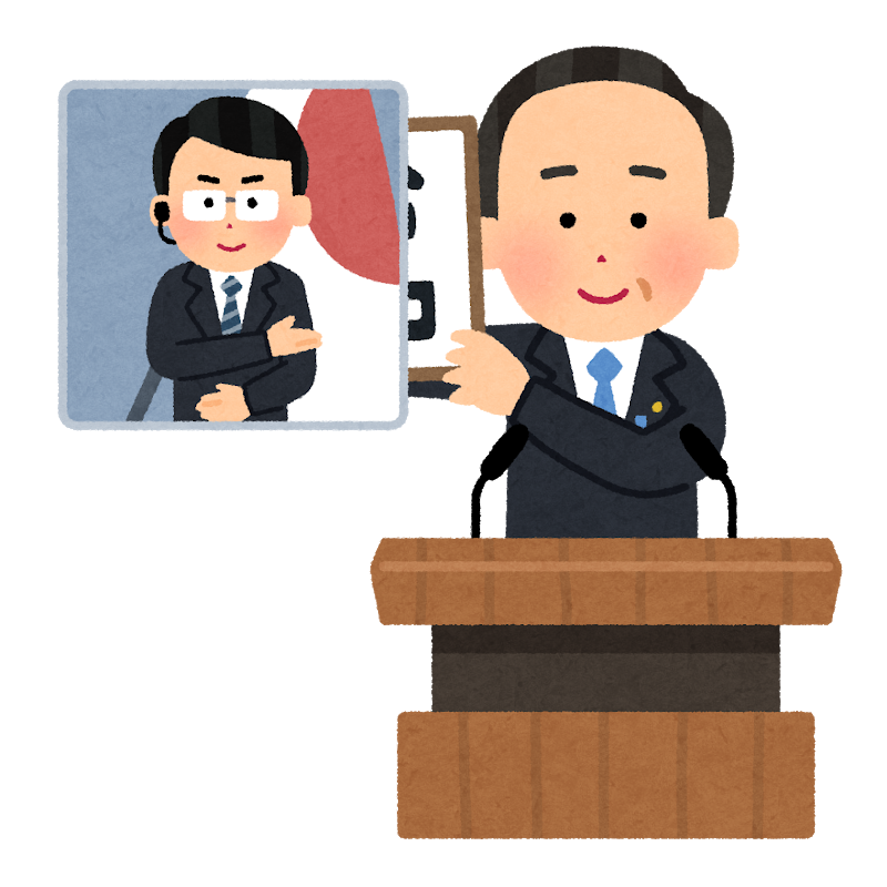 画像：ワイプに表示される手話通訳士